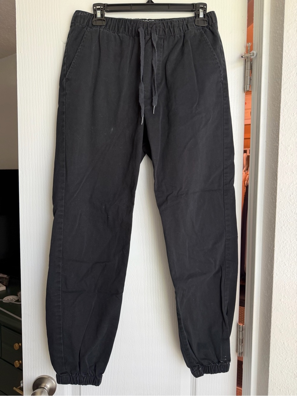 Ocean Current Men's Black Drawstring Joggers